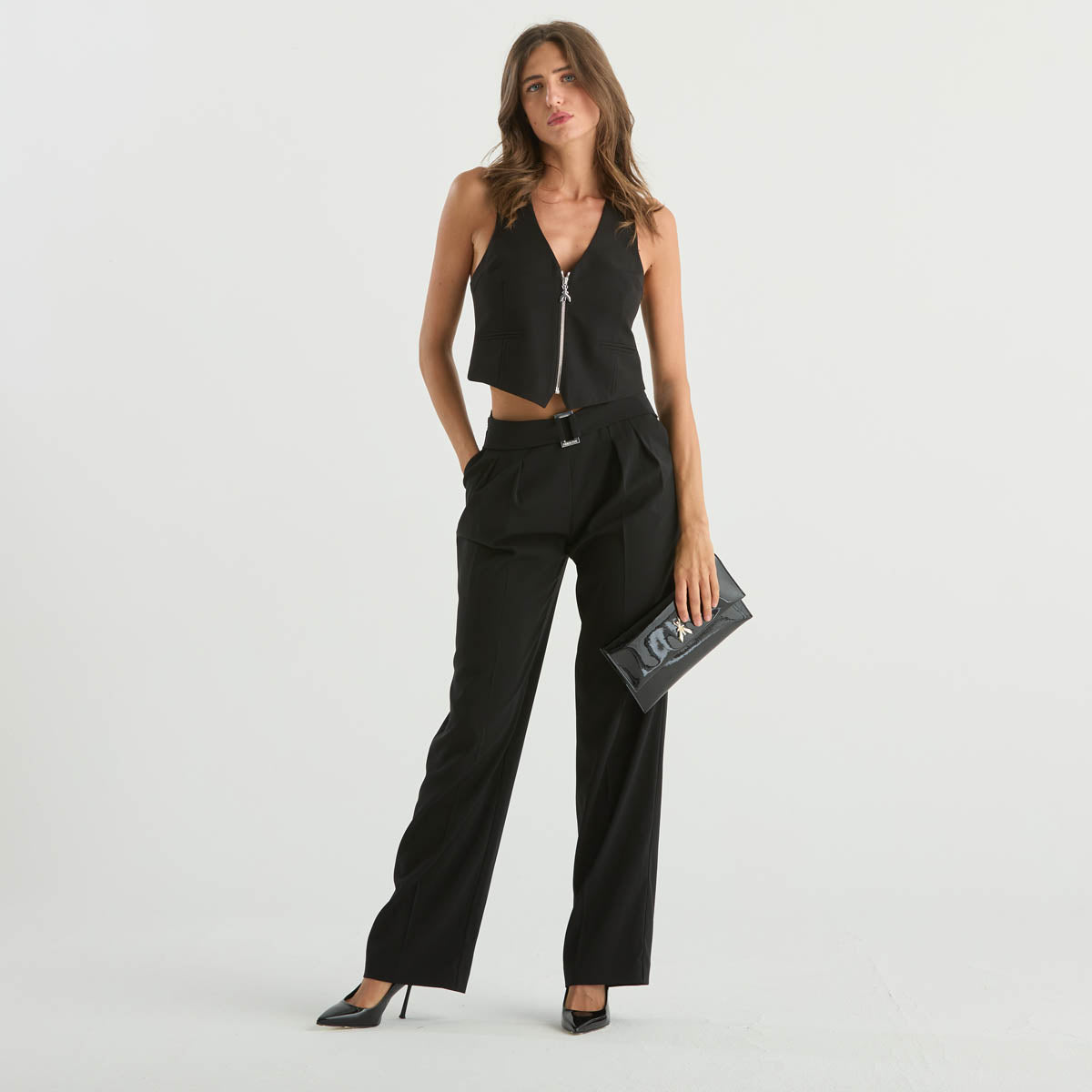 Patrizia Pepe pantalone a palazzo nero