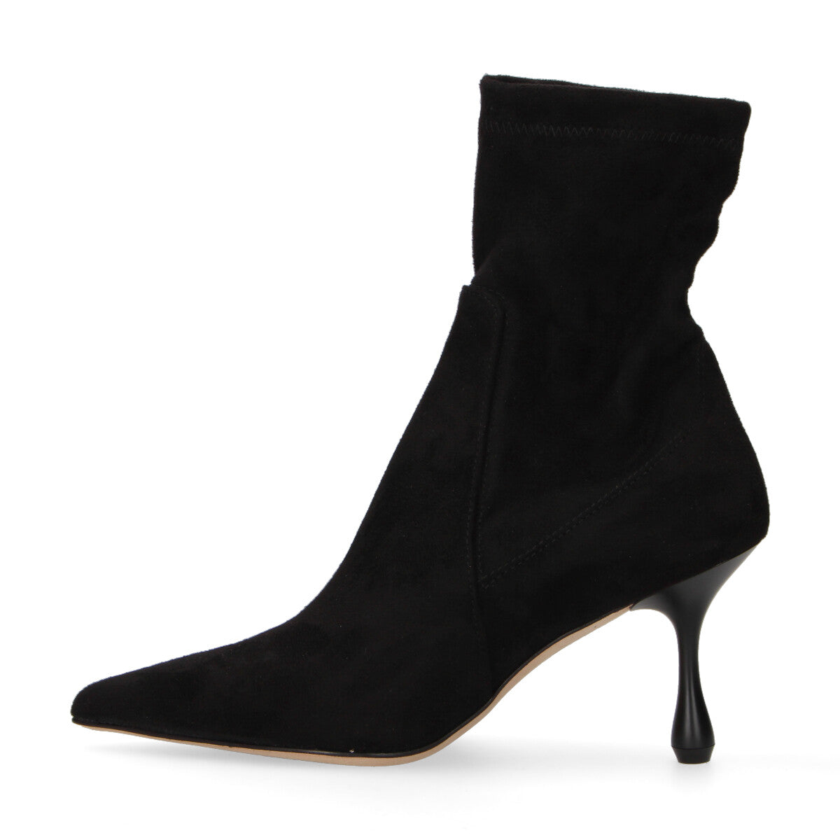 Anna F. tronchetto strech in camoscio nero