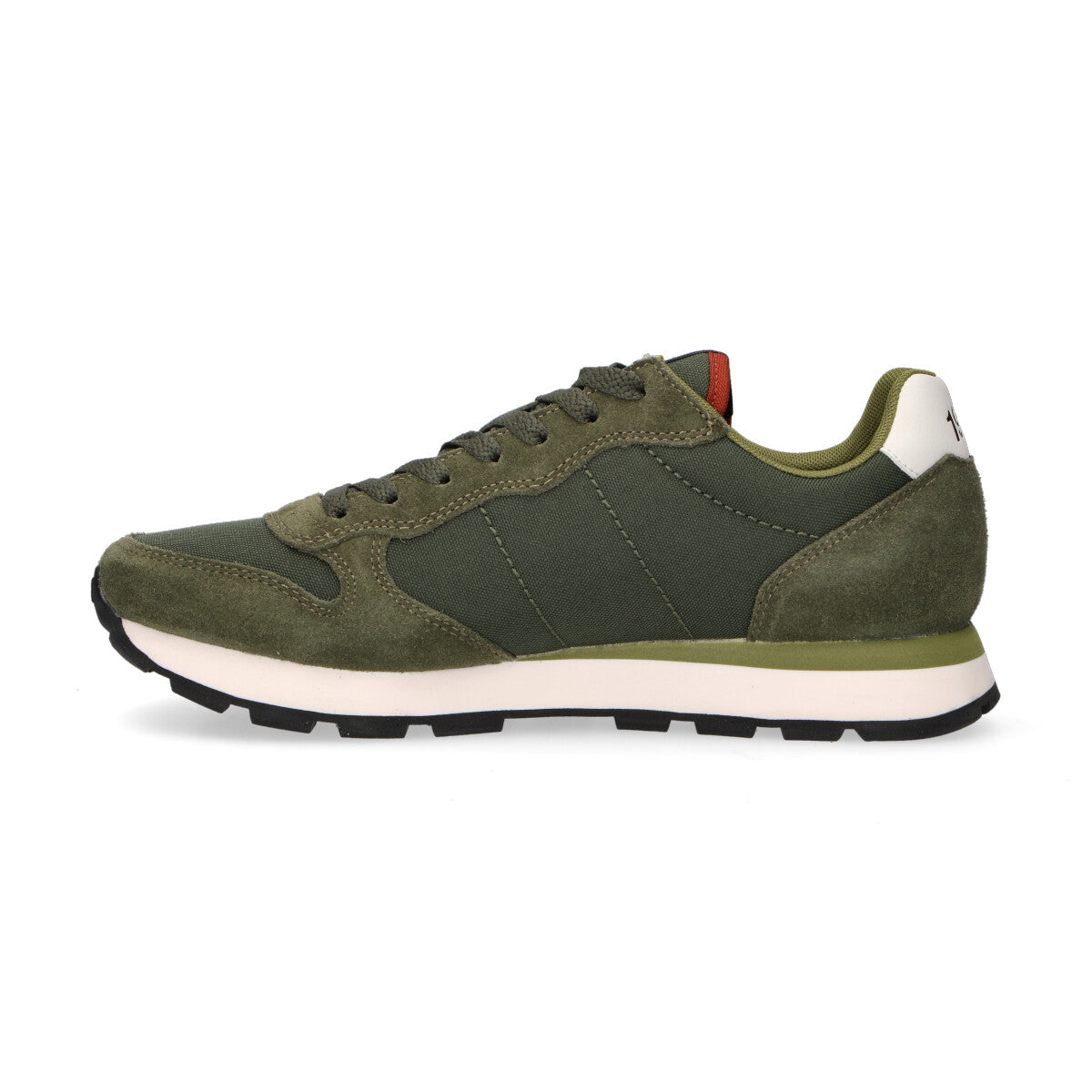 Sun68 sneaker Tom Solid in camoscio verde