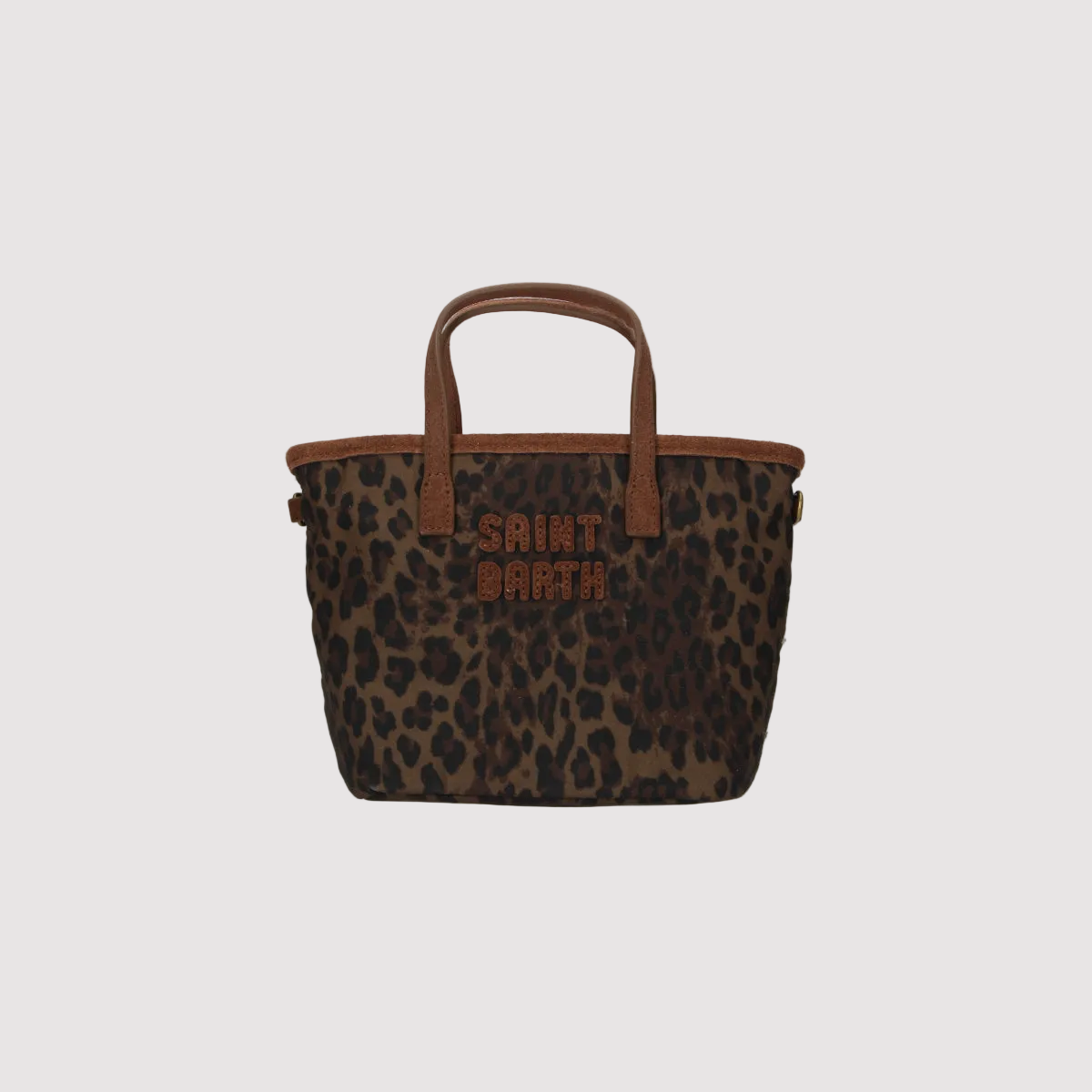 Mc2 Saint Barth borsa City Bag Mini Wax in tessuto maculata