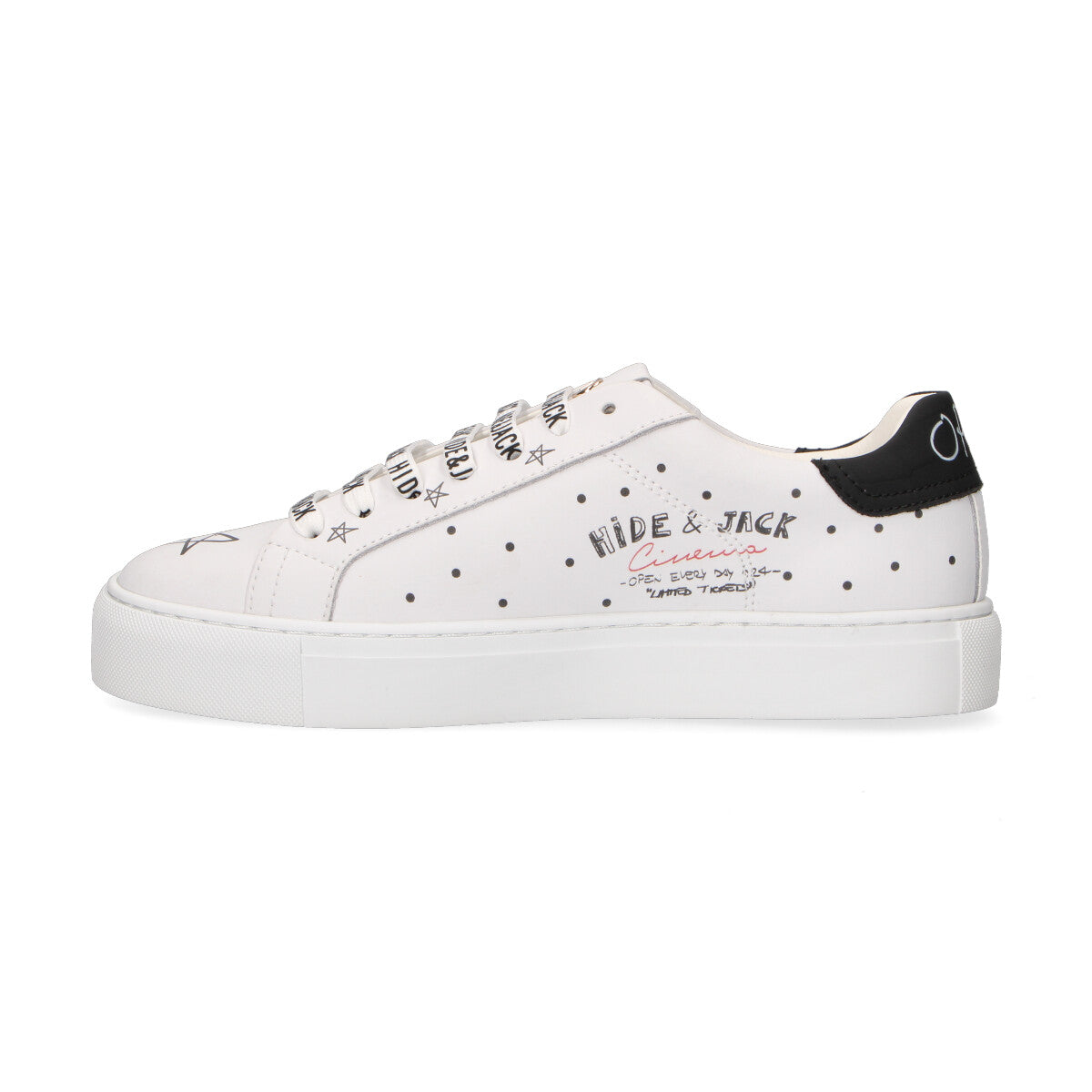 Hide & Jack sneaker Sky Open Cinema pelle bianca