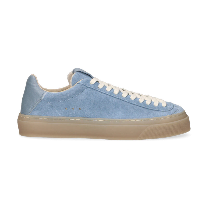 Aqva Alta sneaker Doge in camoscio azzurro