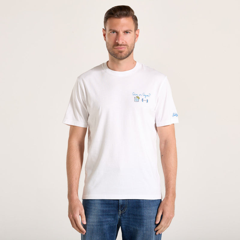 Mc2 Saint Barth t-shirt portofino gin gym bianca
