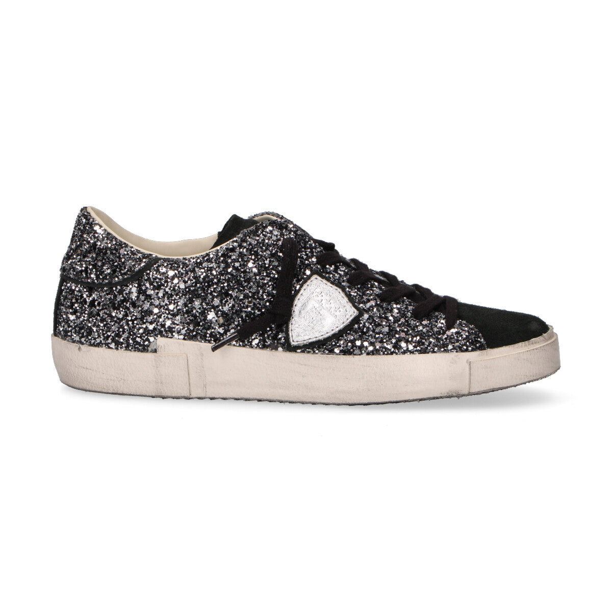 Philippe Model sneaker Paris glitter nera