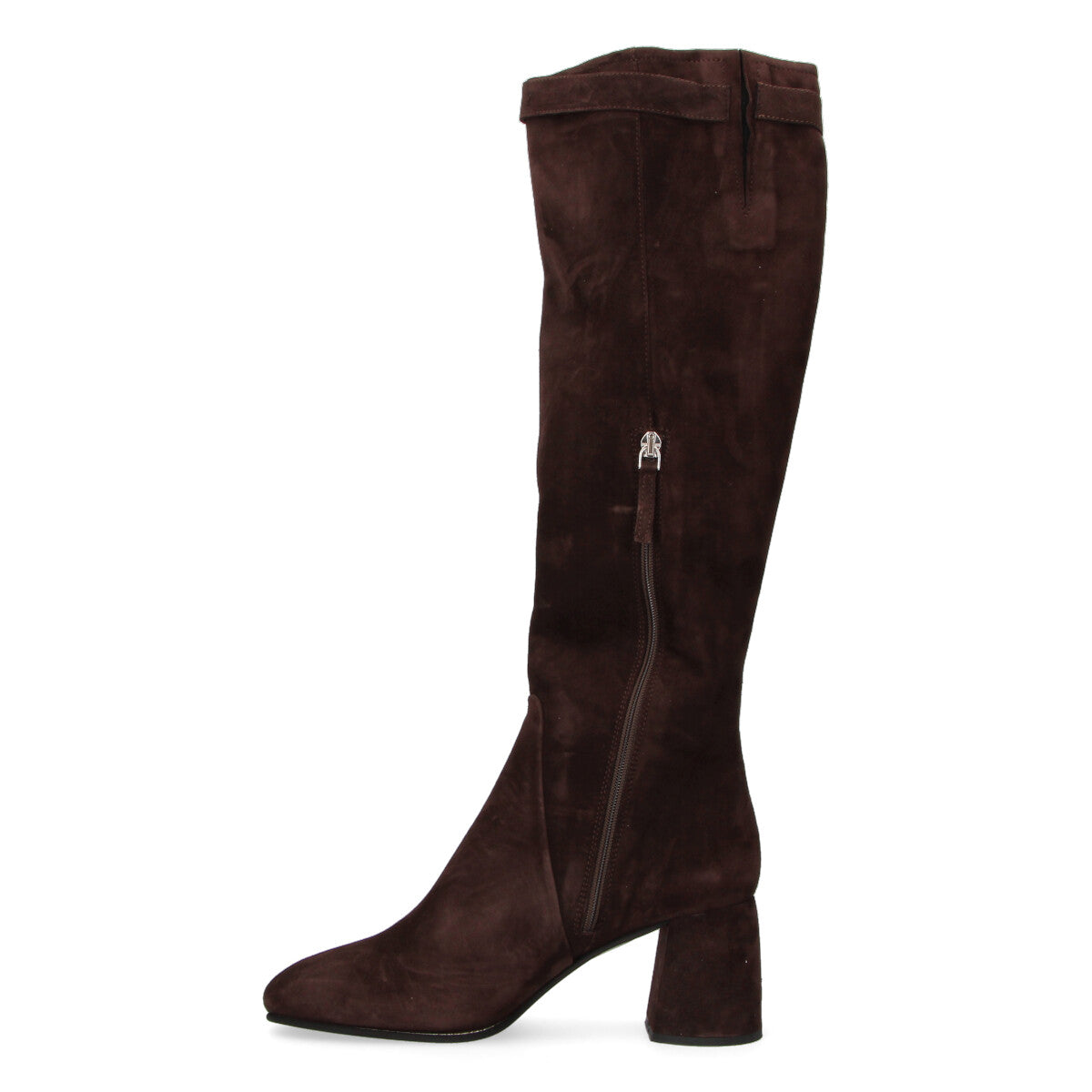 Poeve stivale Lema Knee-High in camoscio testa di moro