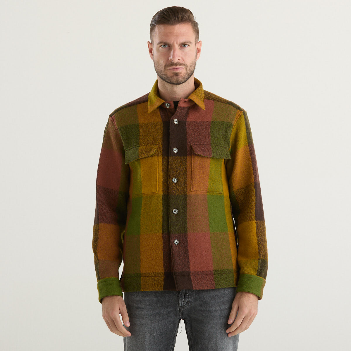 Xacus field jacket in tessuto multicolor