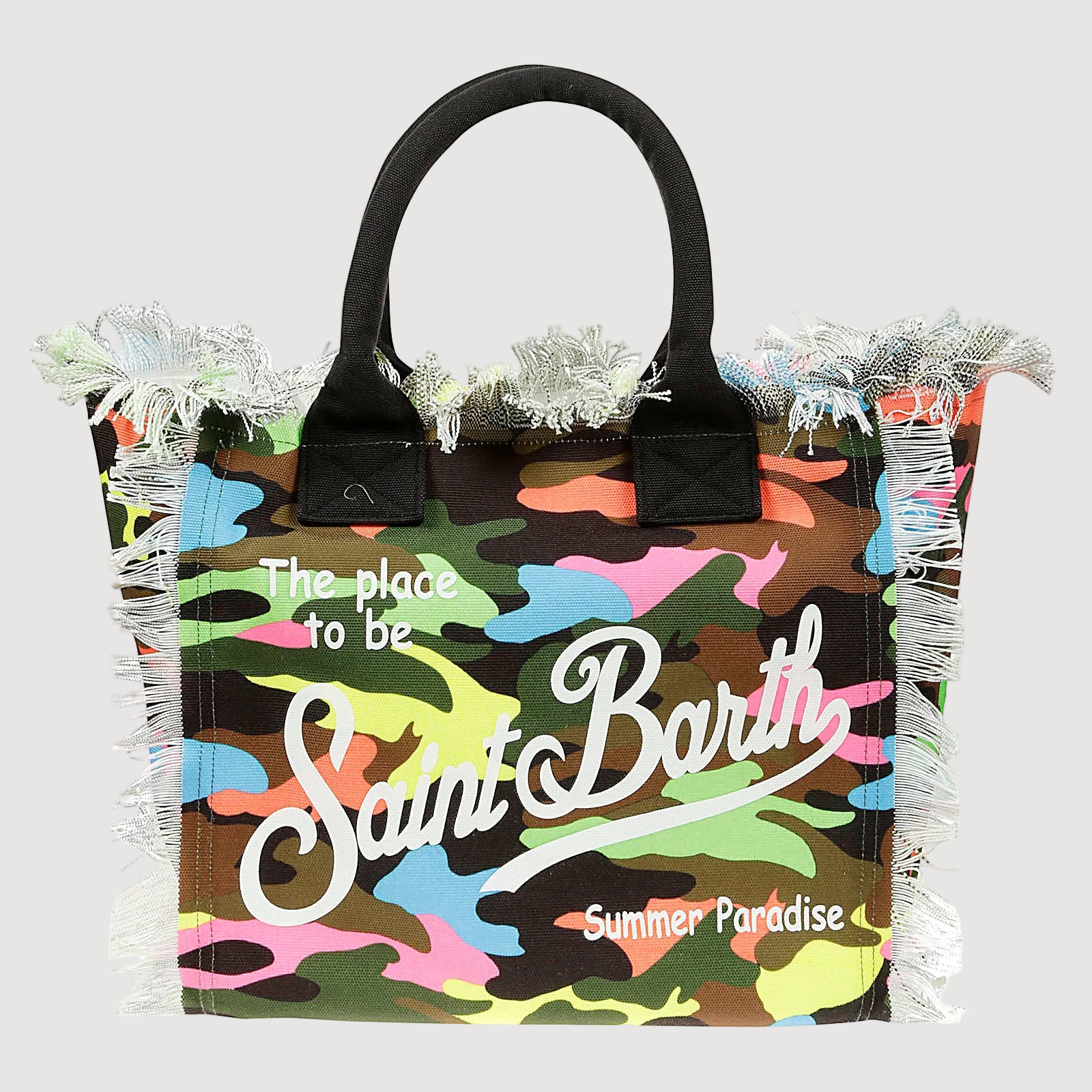 Mc2 Saint Barth borsa Vanity Camouflage Multi Fluo