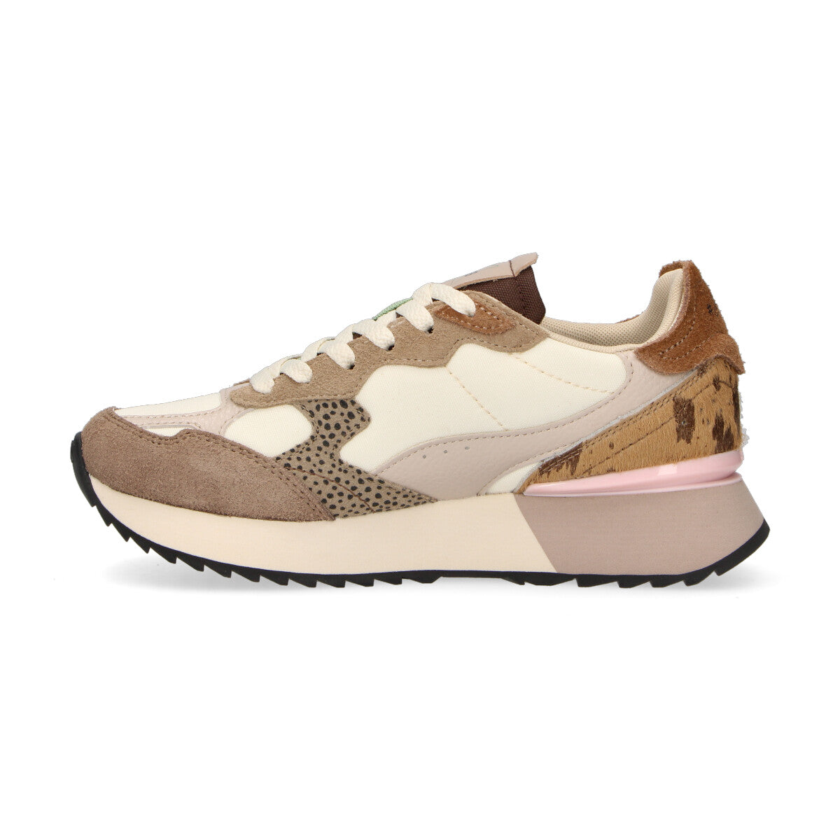 Sun68 sneaker Stargirl Multicolor in nylon beige