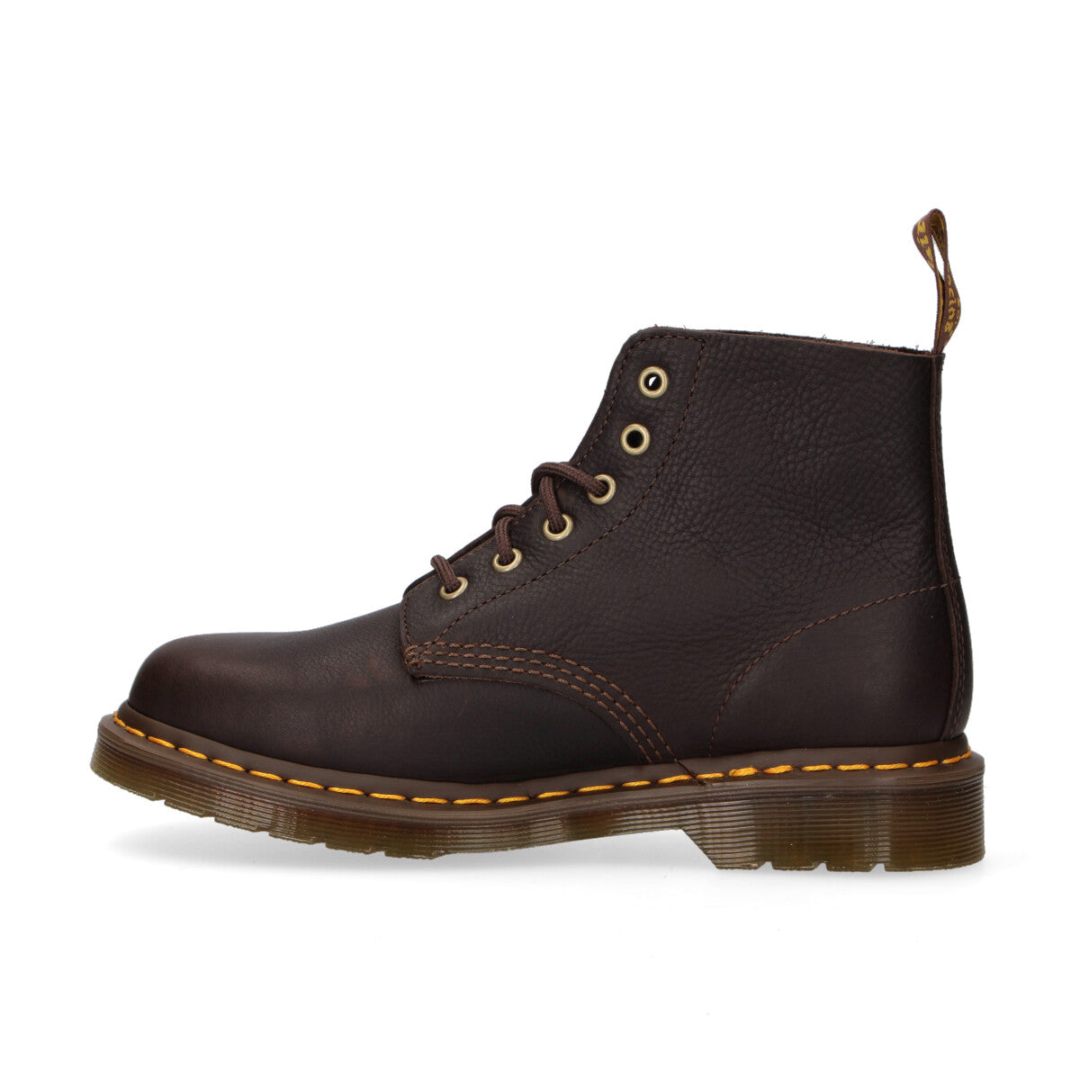 Dr.Martens anfibio 101 UB in pelle bottalata dark brown