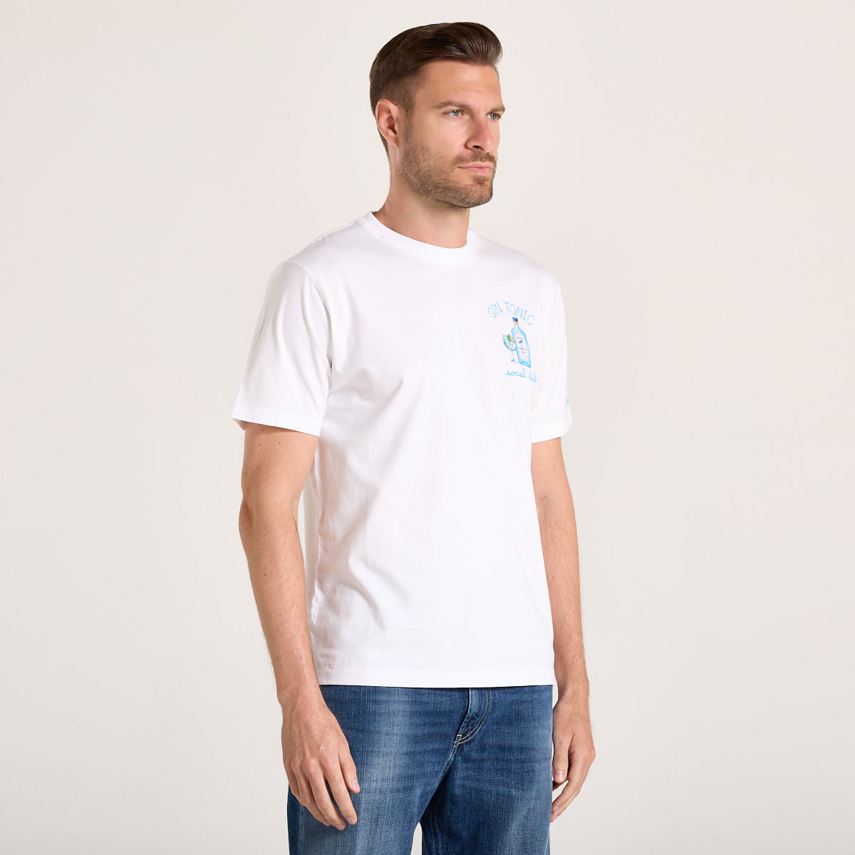 Mc2 Saint Barth t-shirt portofino social gin bianca