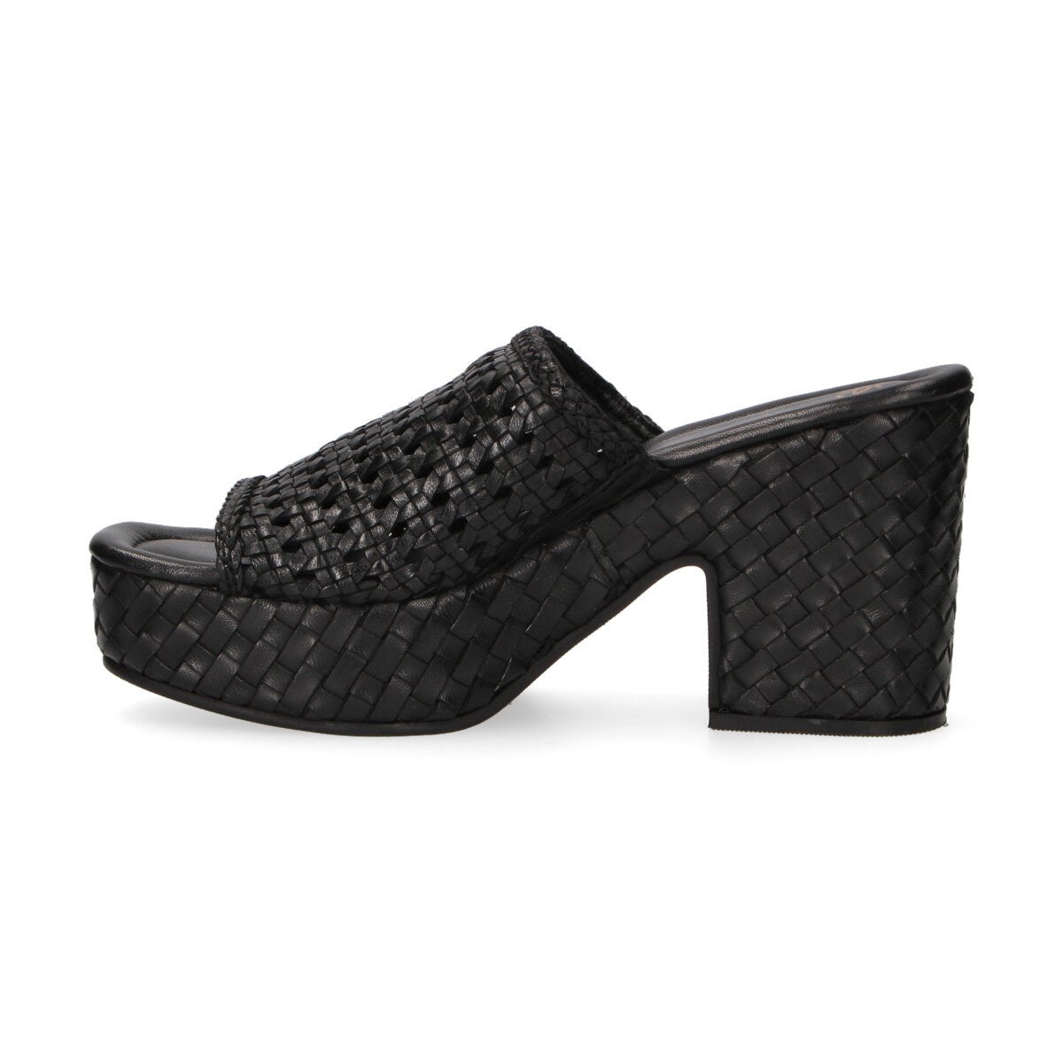 Exè sabot in pelle nera