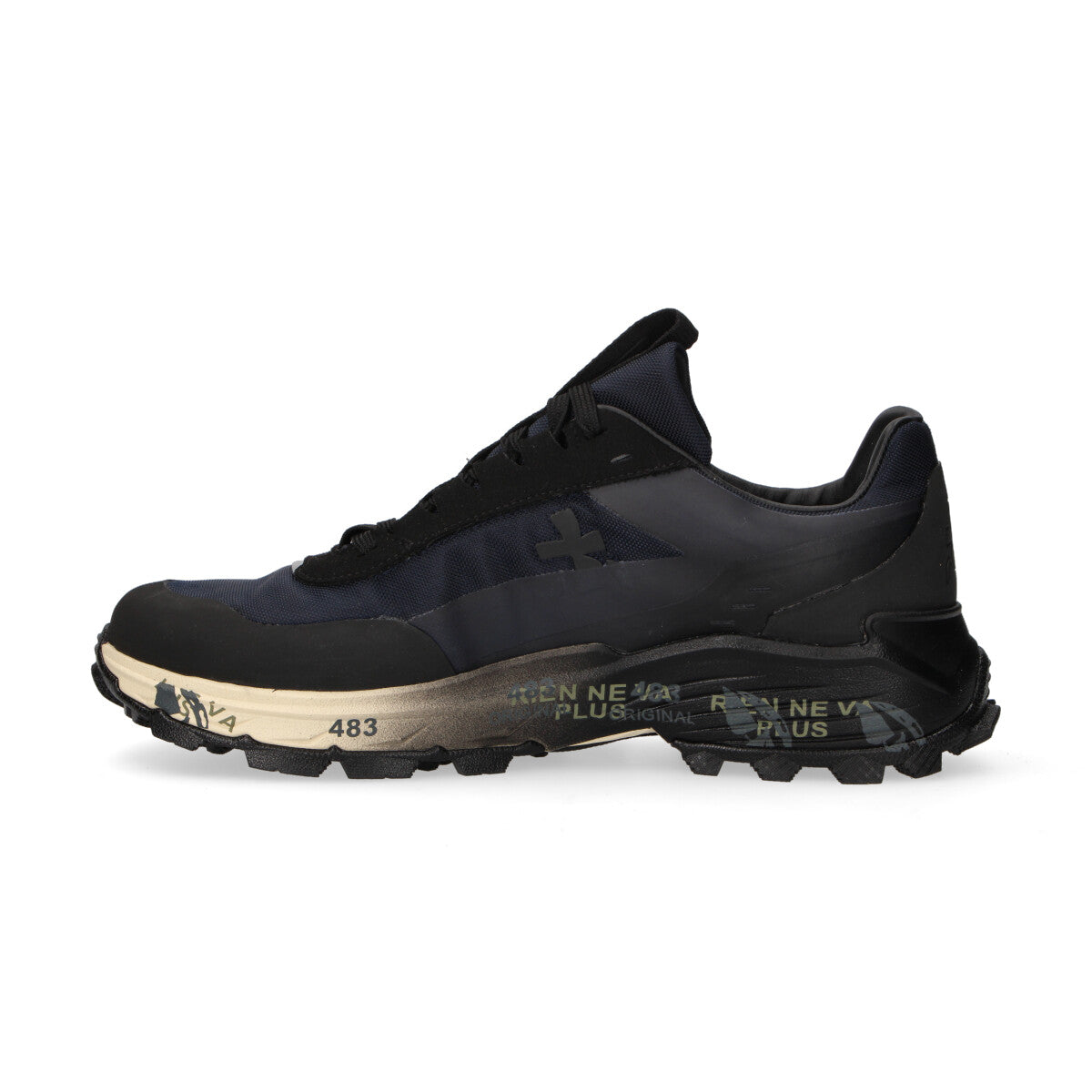 Premiata sneaker Devin in nylon nera