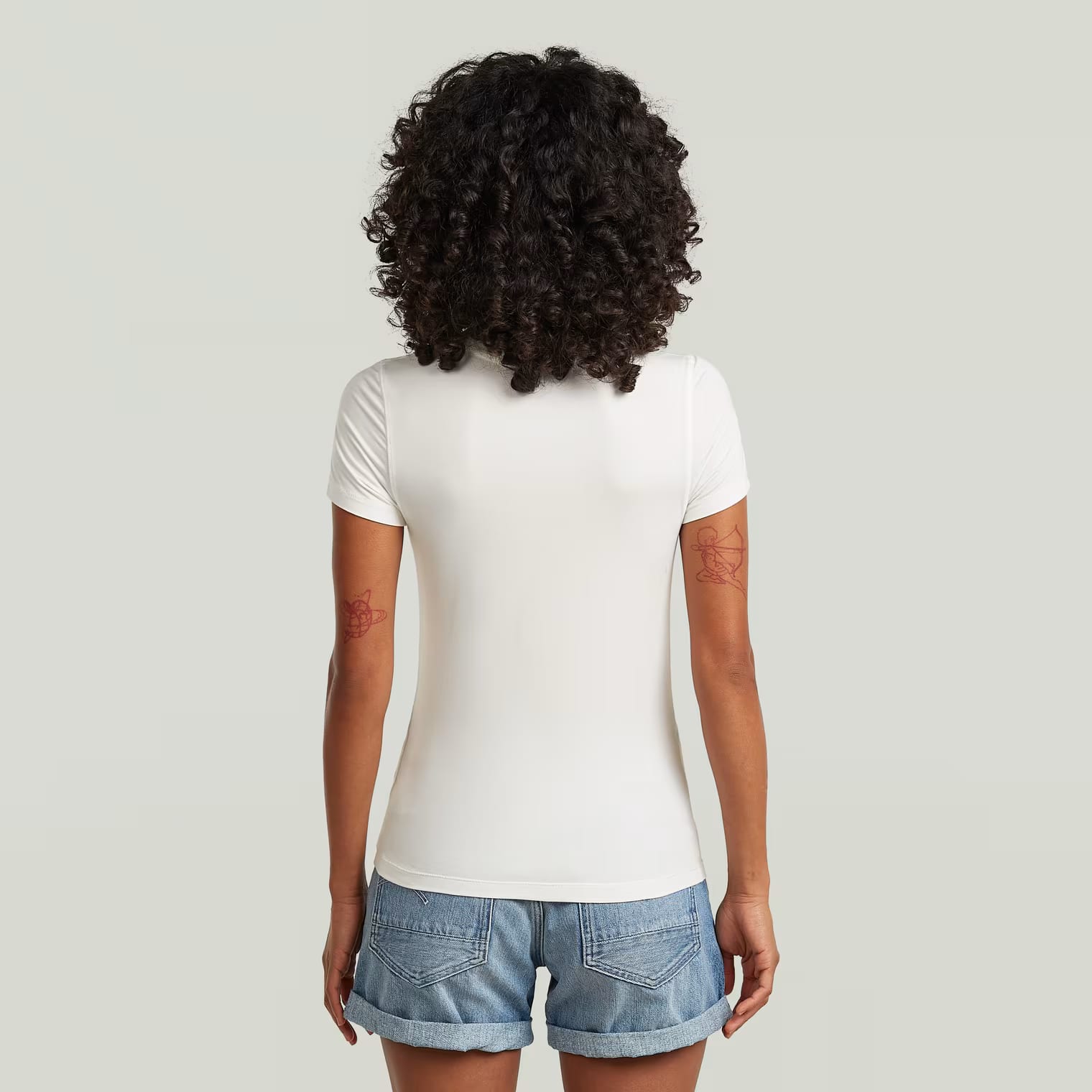G-Star T-shirt Second Skin panna