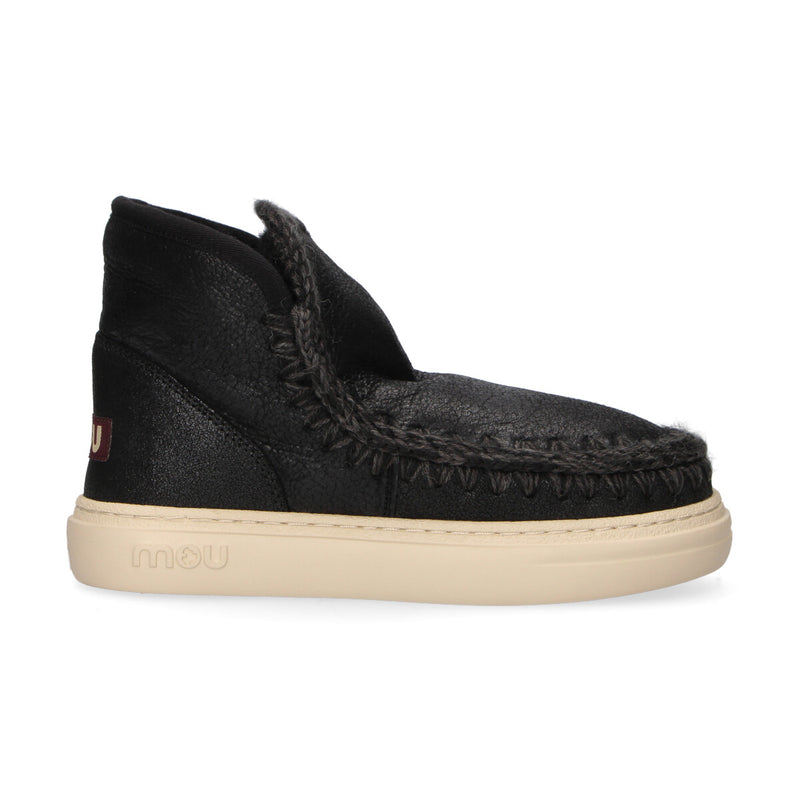 Mou boot Eskimo Sneaker Bold cracked black grey
