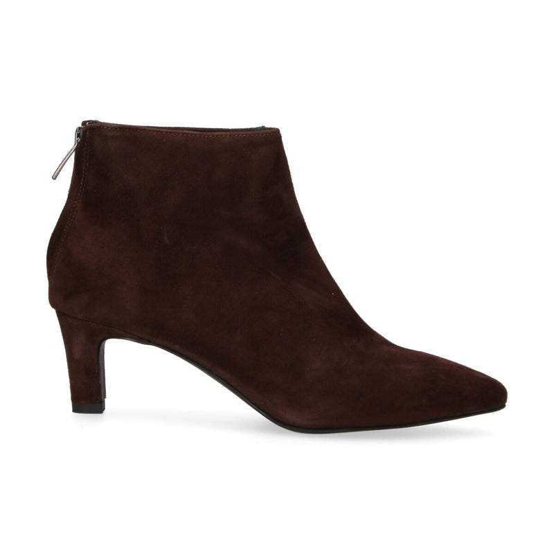 Grm Shoes tronchetto Ida in camoscio testa di moro