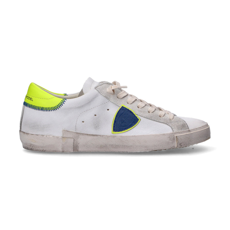 Philippe Model sneakers paris x dettaglio fluo