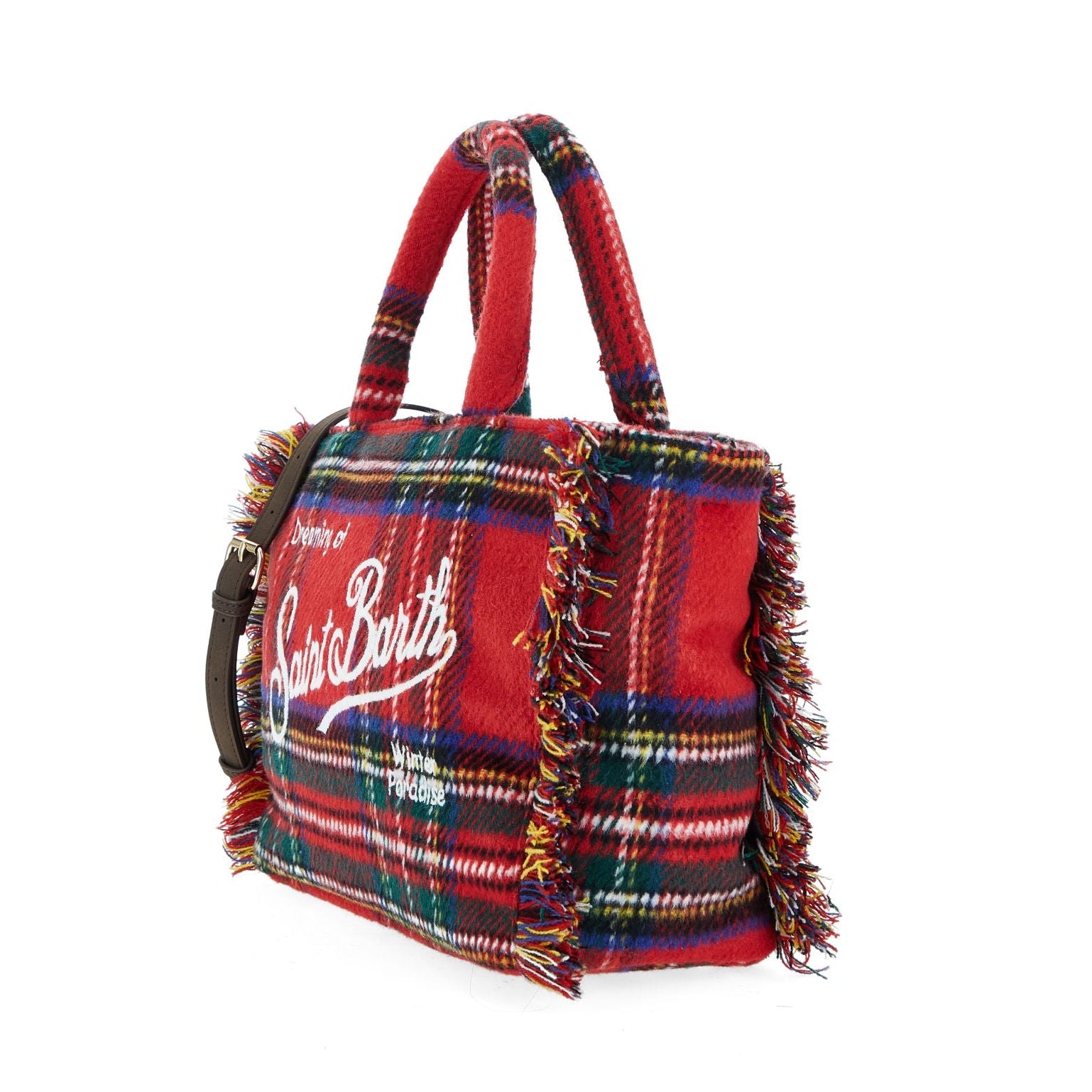 Mc2 Saint Barth Colette wool in tartan rossa