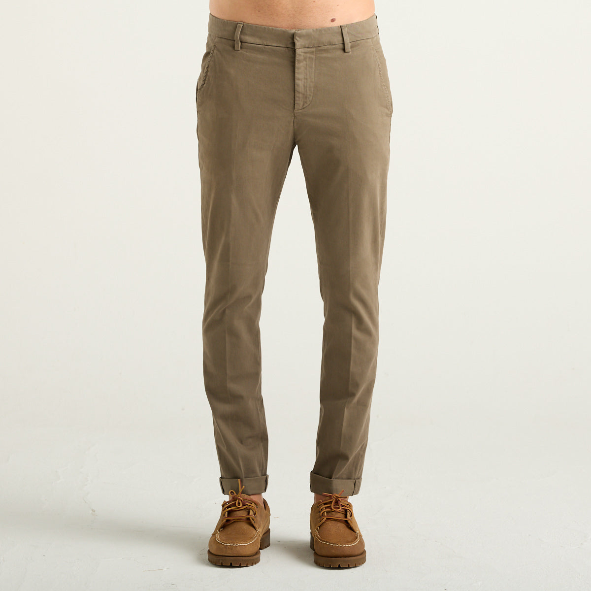 Dondup Pantalone Gaubert Slim Uomo Beige