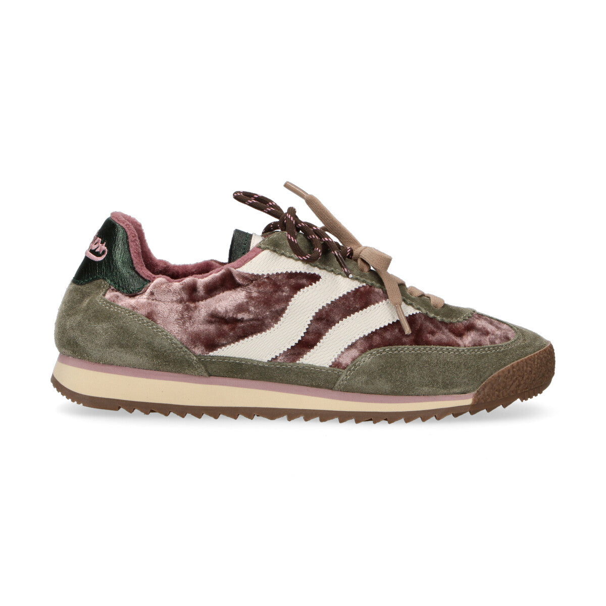 MRP Star sneaker Pure in camoscio verde