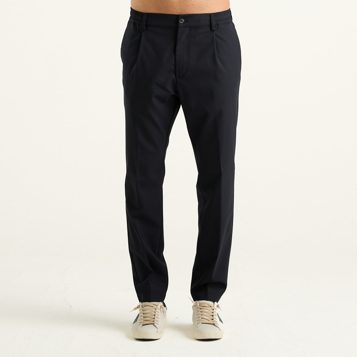 Cruna Mitte Pantalone Uomo Carrot Fit Blu Scuro