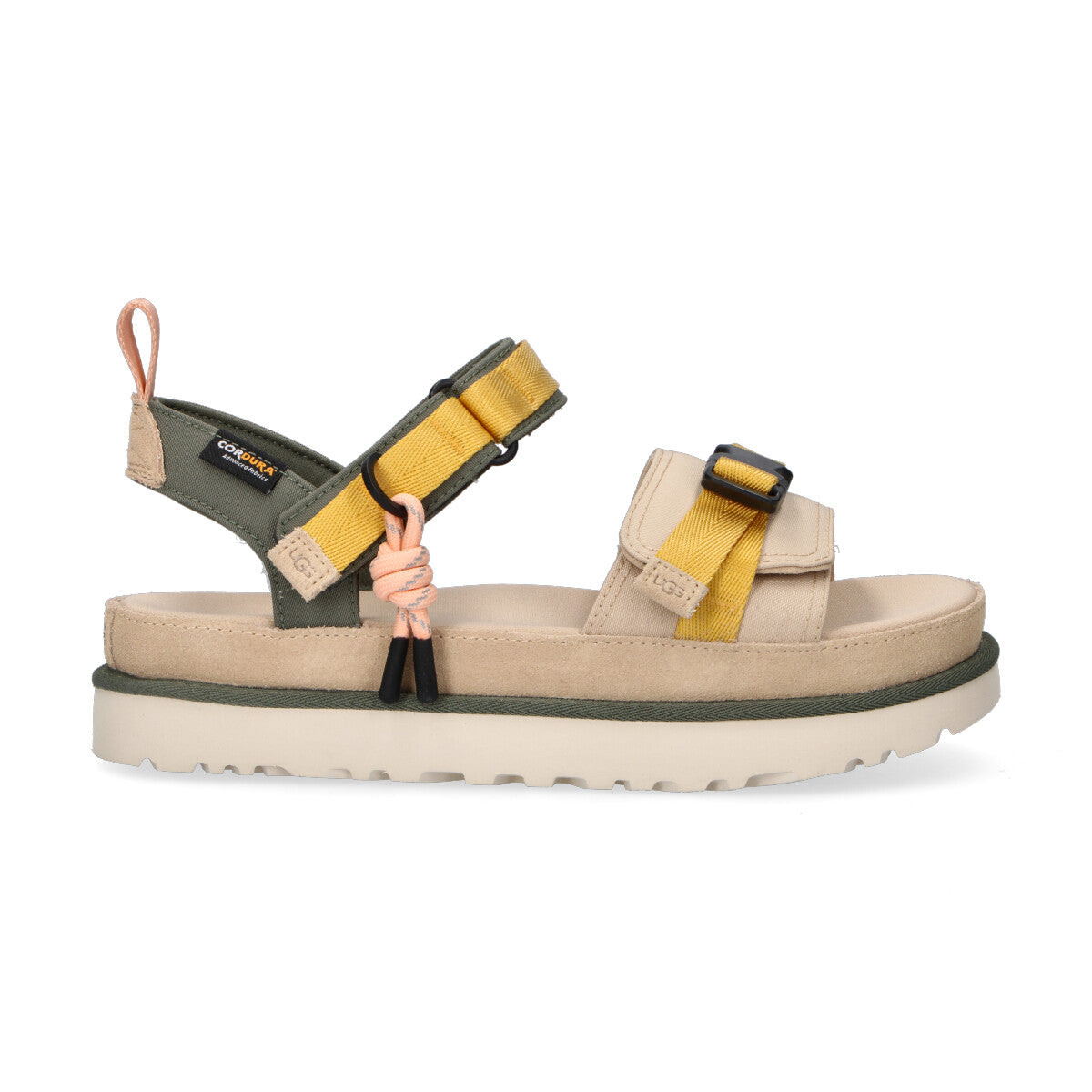 Ugg sandalo Goldestar Wildwood in nylon beige