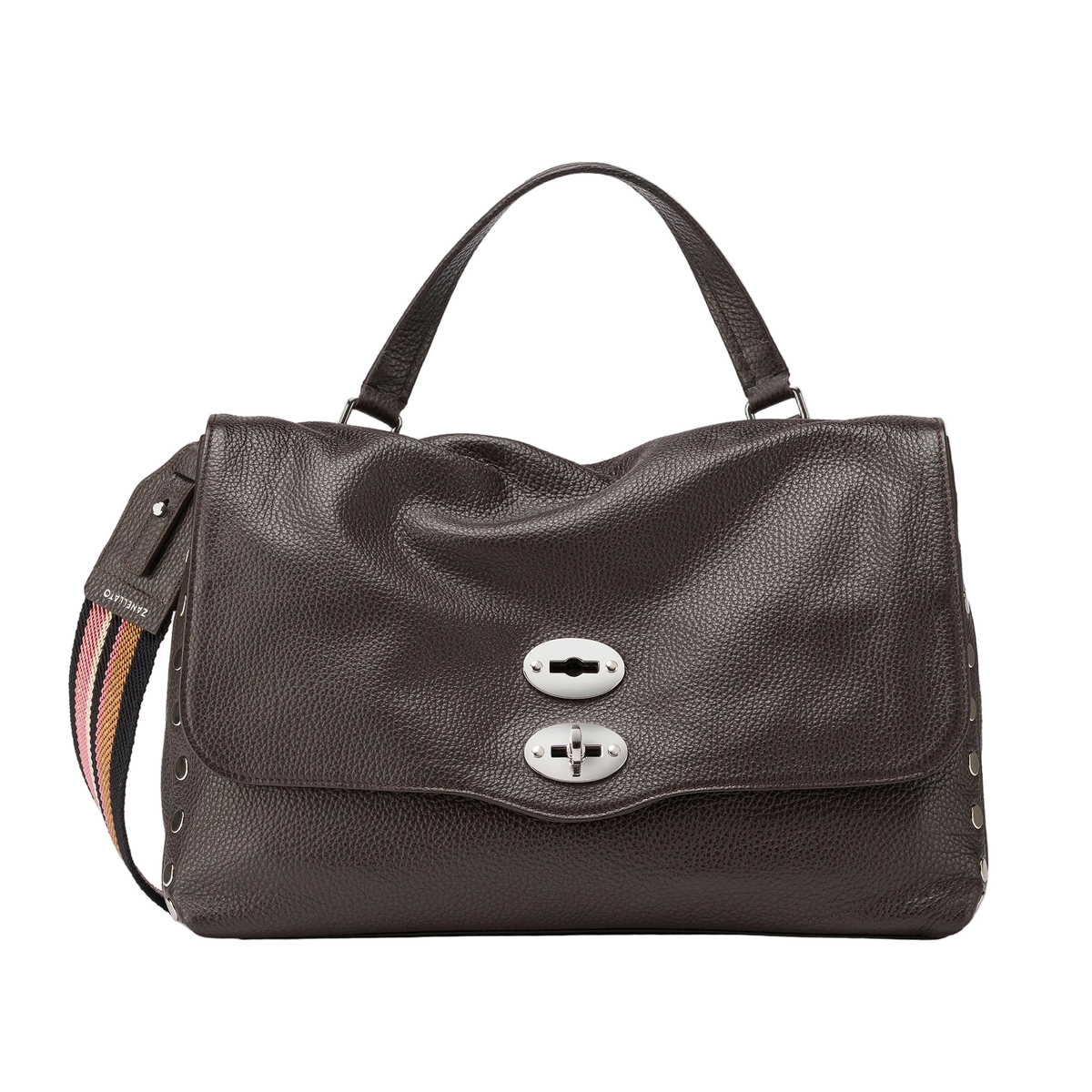 Zanellato borsa Postina Daily Giorno Medium brown dolce amaro