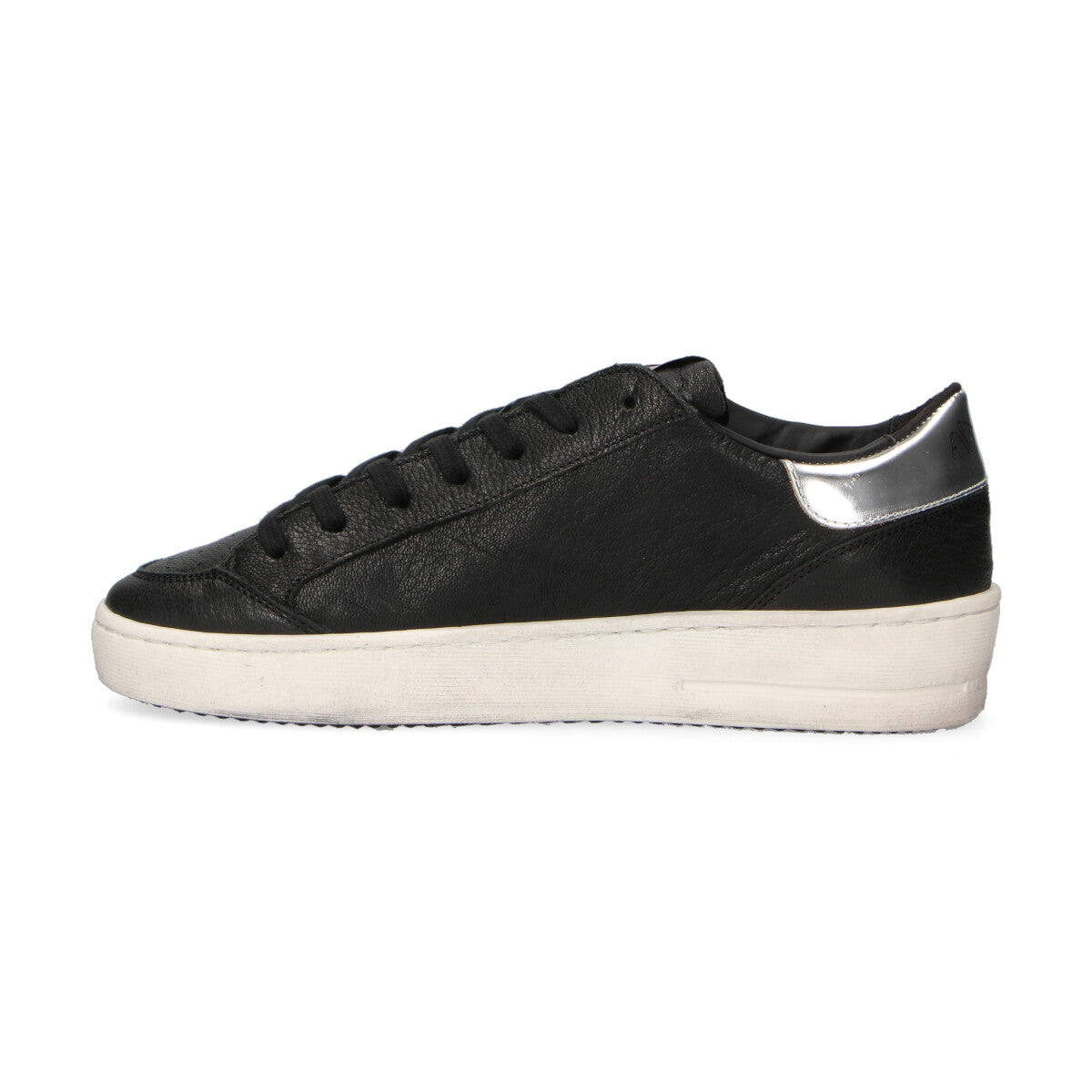 Ama Brand sneaker Slam in pelle nera