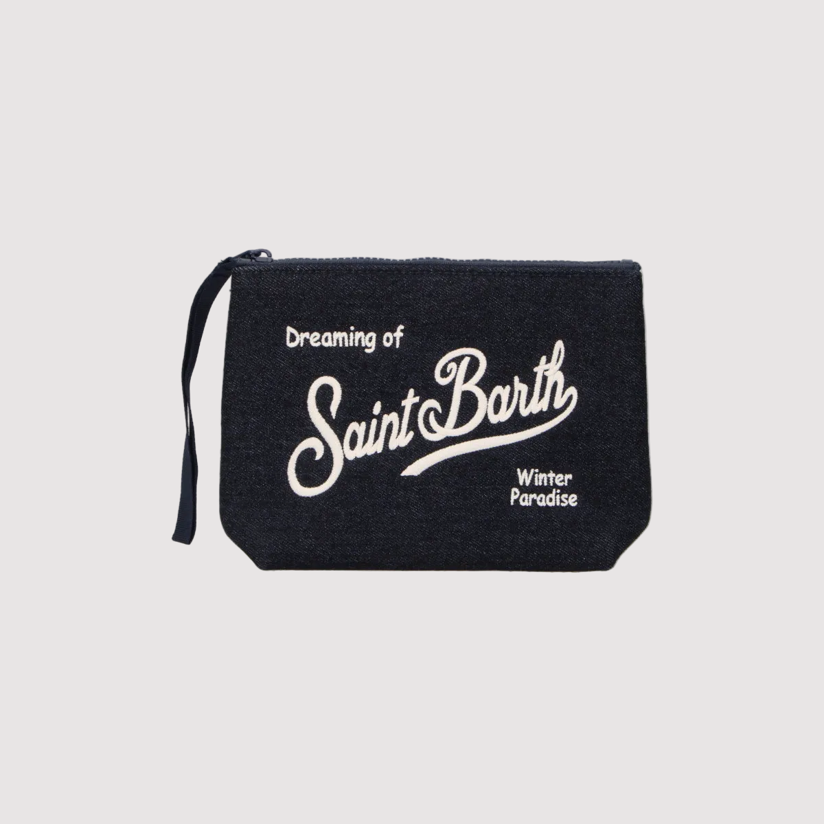 Mc2 Saint Barth pochette Aline in denim blu