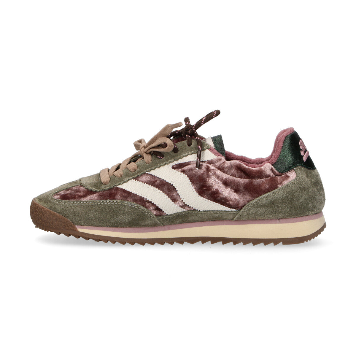 MRP Star sneaker Pure in camoscio verde
