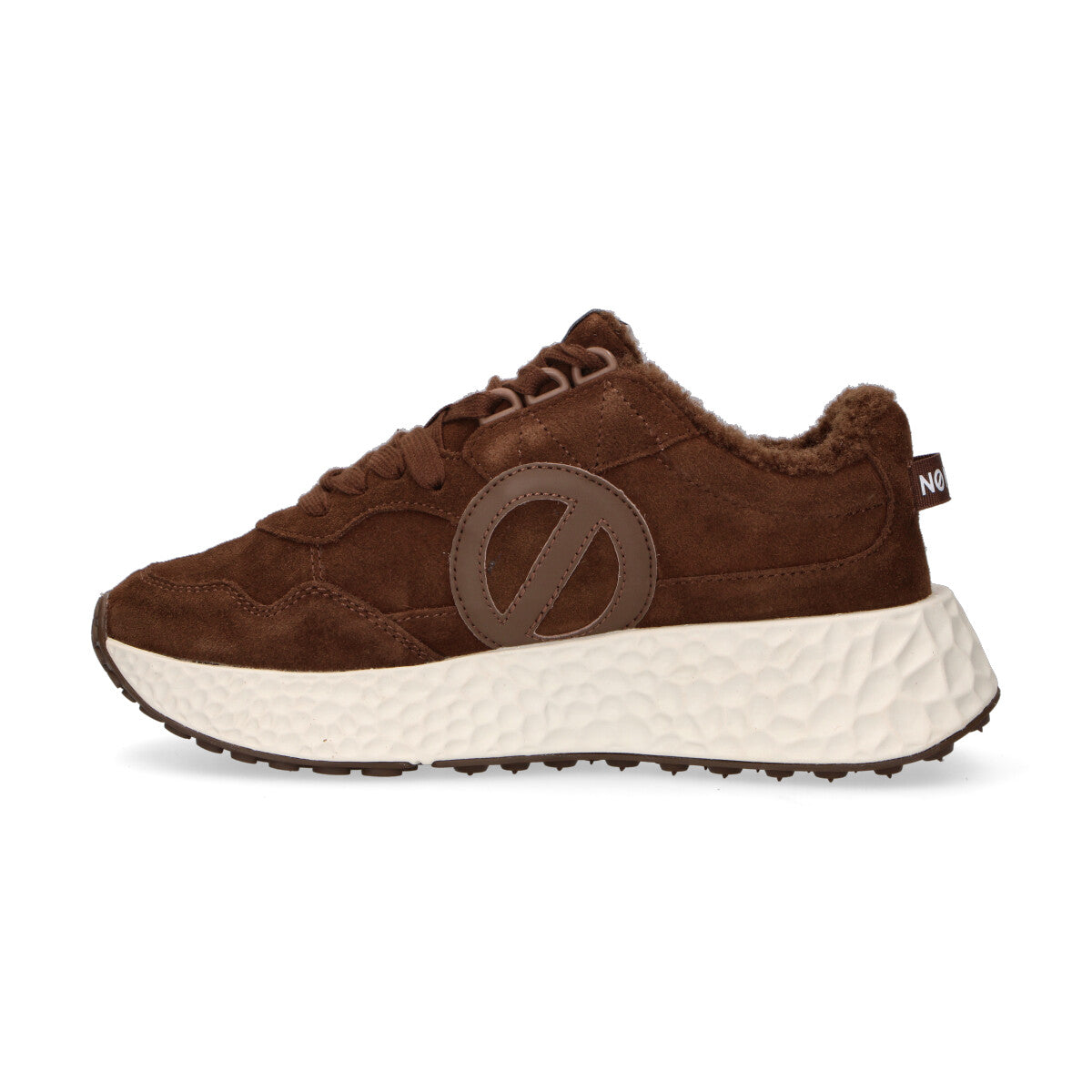 No Name sneaker Carter Jogger in camoscio marrone