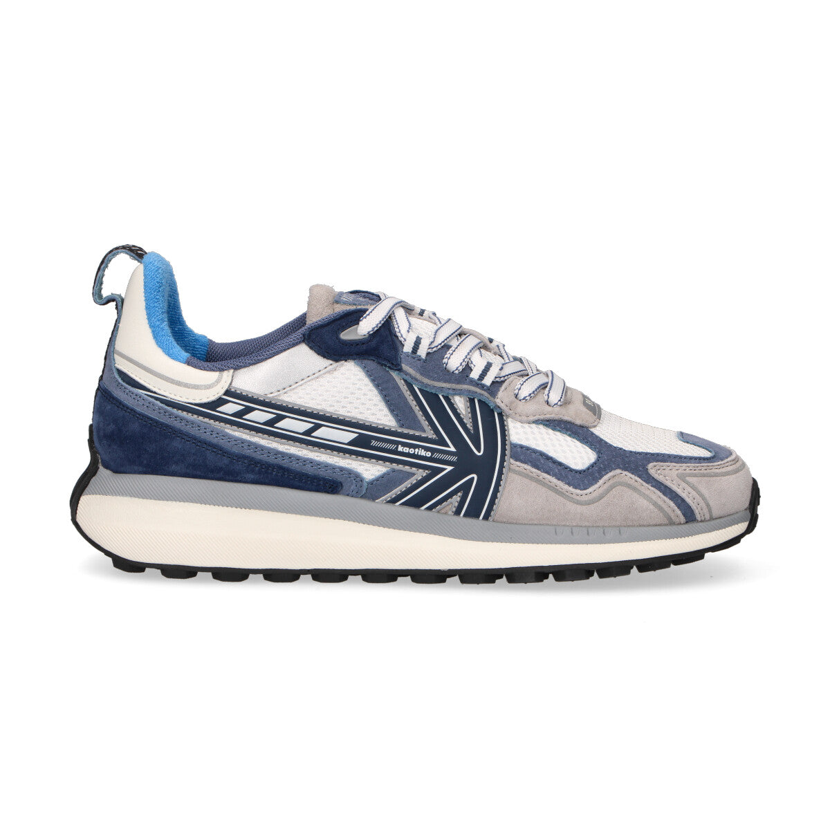 Kaotiko sneaker Vancouver in nylon grigia blu