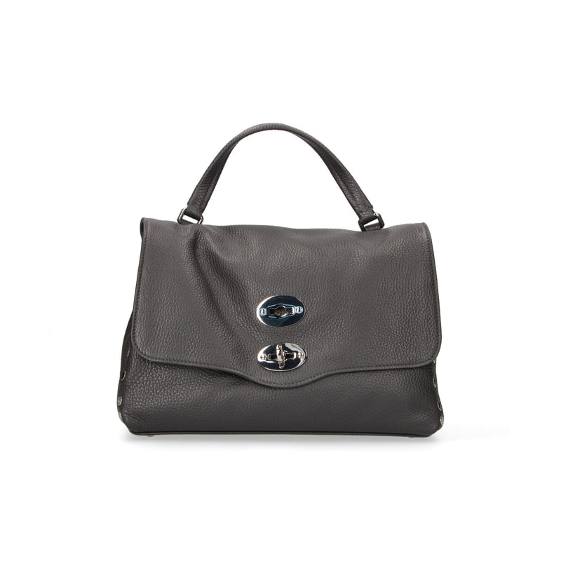 Zanellato Postina small Daily Giorno in pelle grey vulcano