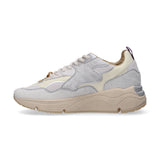 Serafini sneaker Malibu cavallino nylon panna