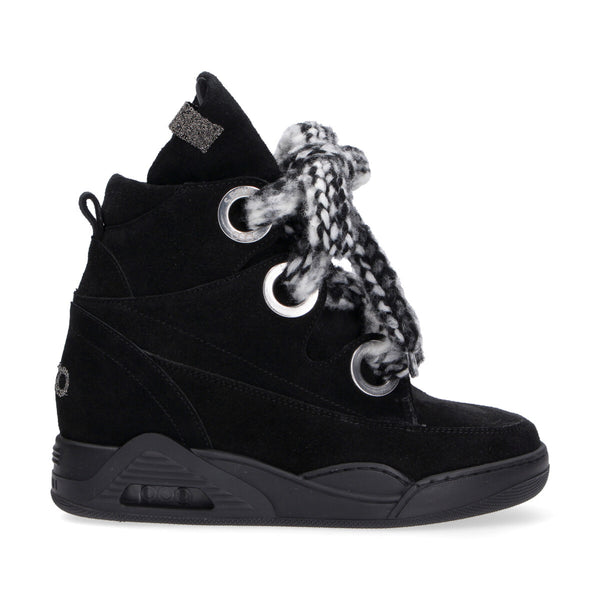 Serafini sneaker Sydney camoscio nero