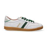Serafini sneaker Flat gold pelle bianca