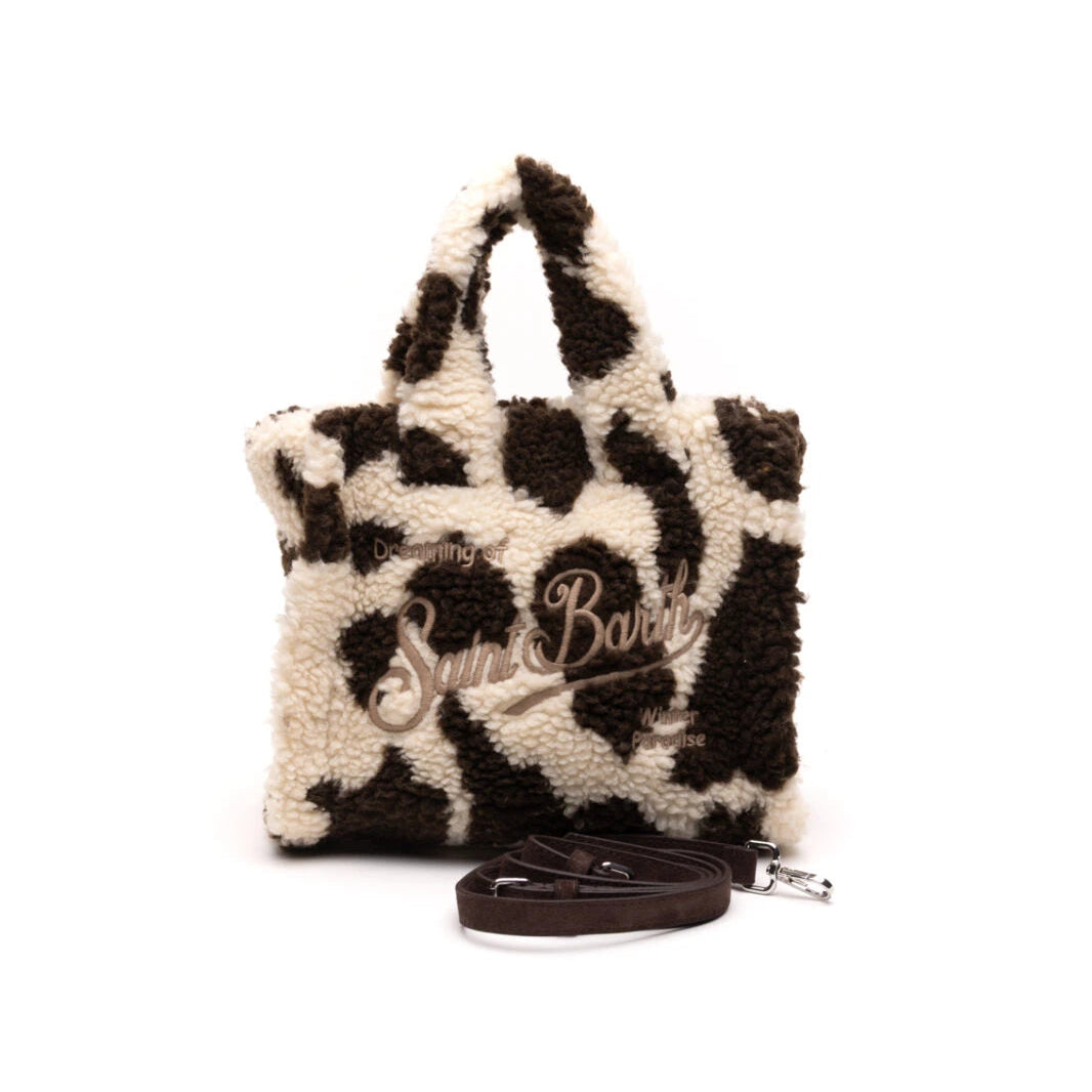 Mc2 Saint Barth borsa Vanity Mini teddy muccata