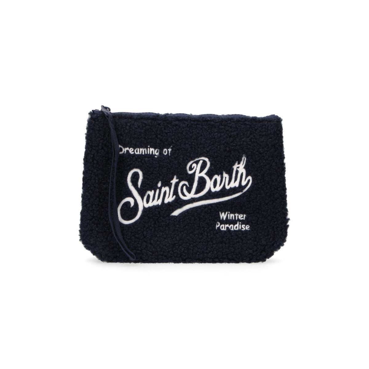 MC2 Saint Barth pochette Aline teddy blu