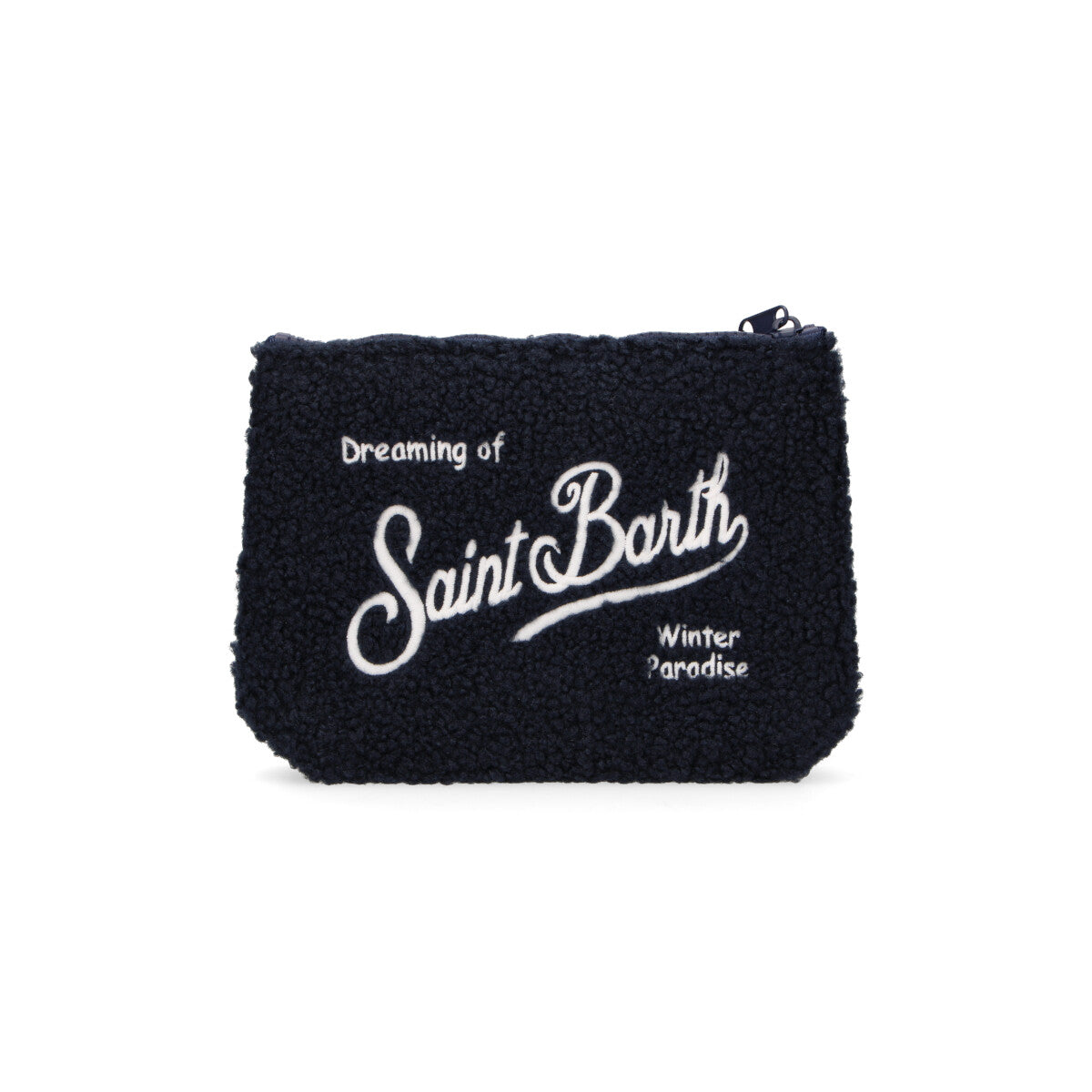 MC2 Saint Barth pochette Aline teddy blu