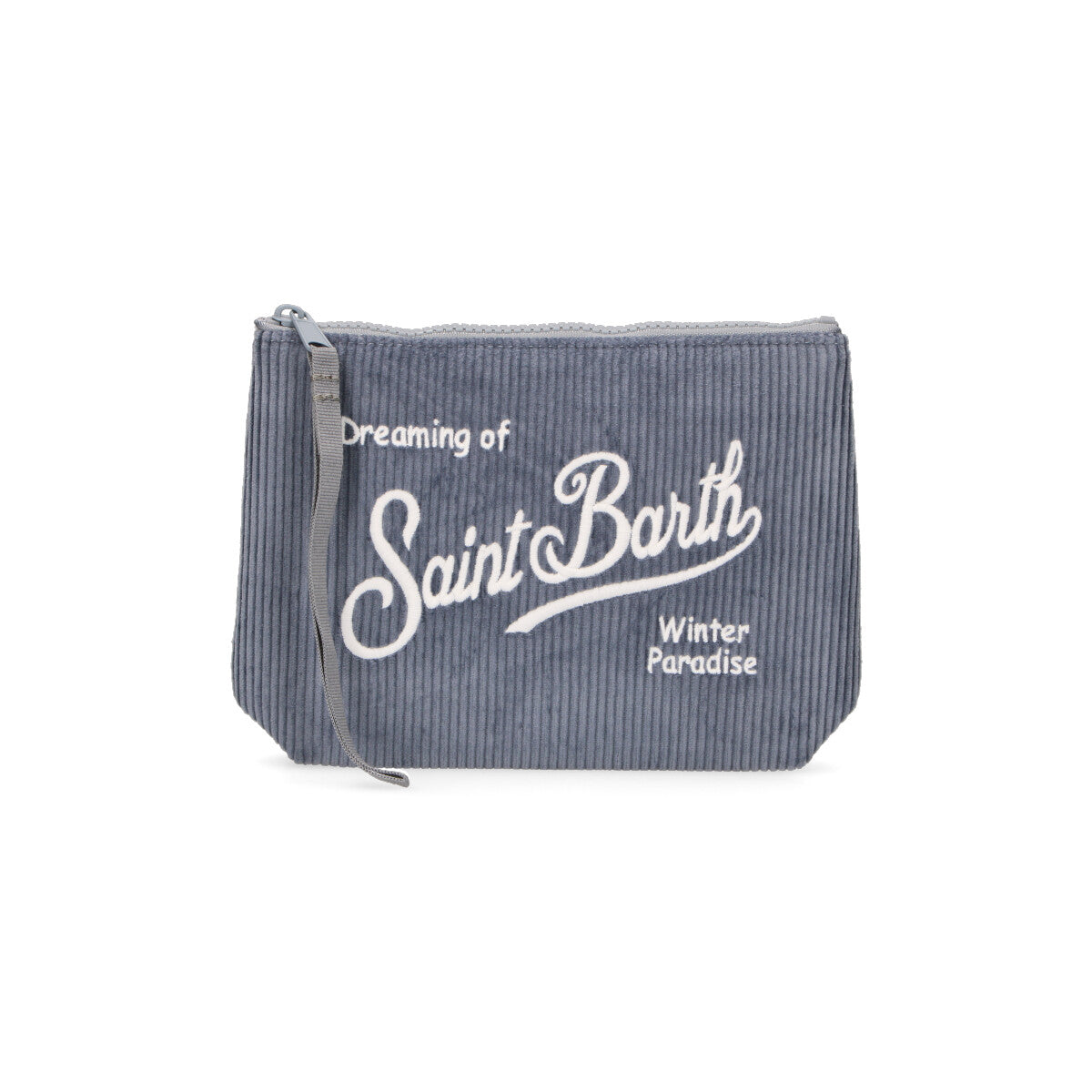 MC2 Saint Barth pochette Aline corduroy blu