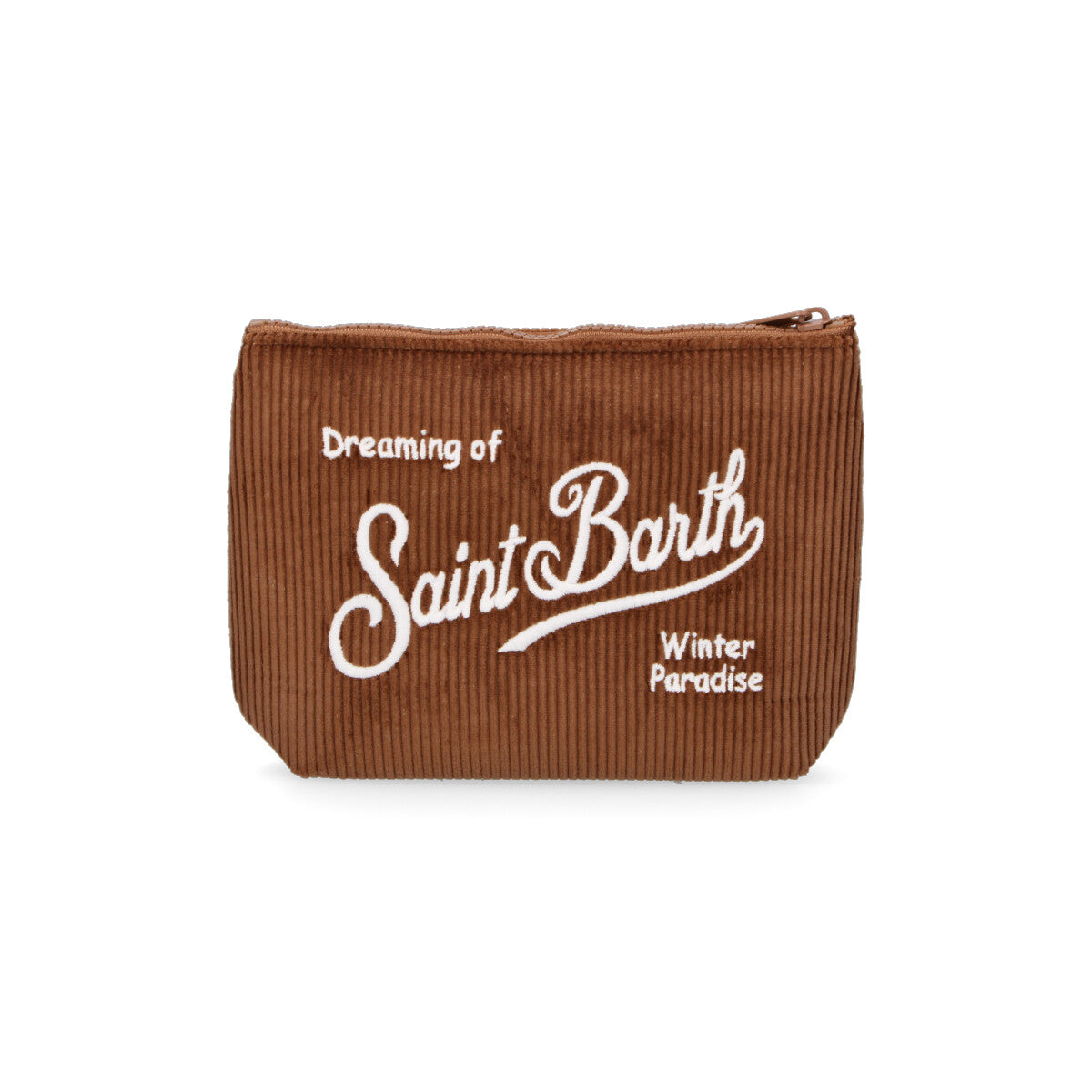 MC2 Saint Barth pochette Aline corduroy cuoio