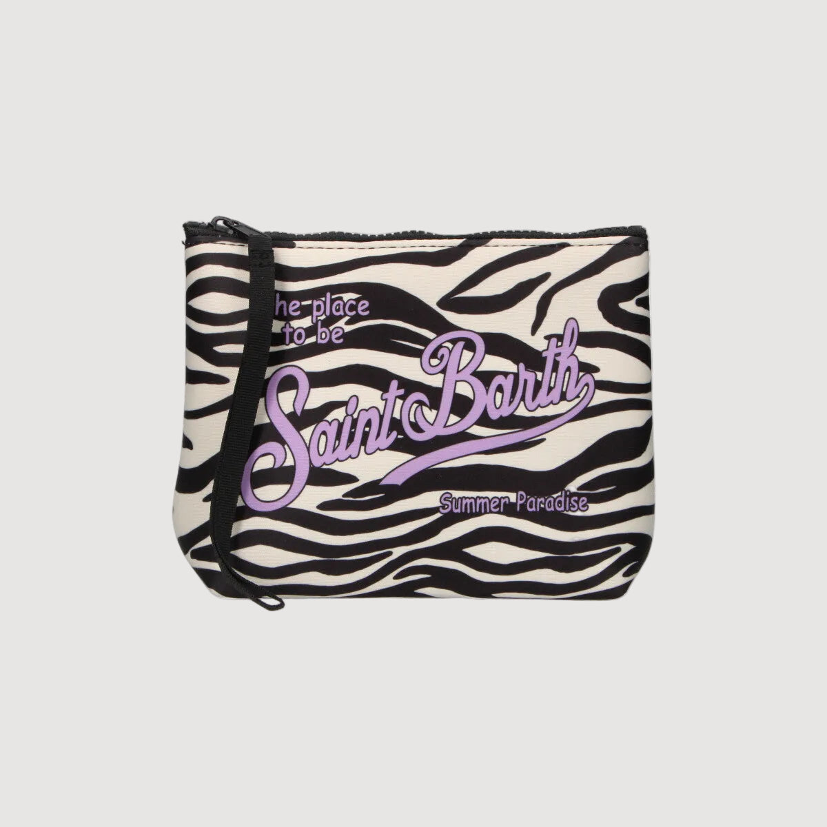 Mc2 Saint Barth pochette Aline Zebra color lilla