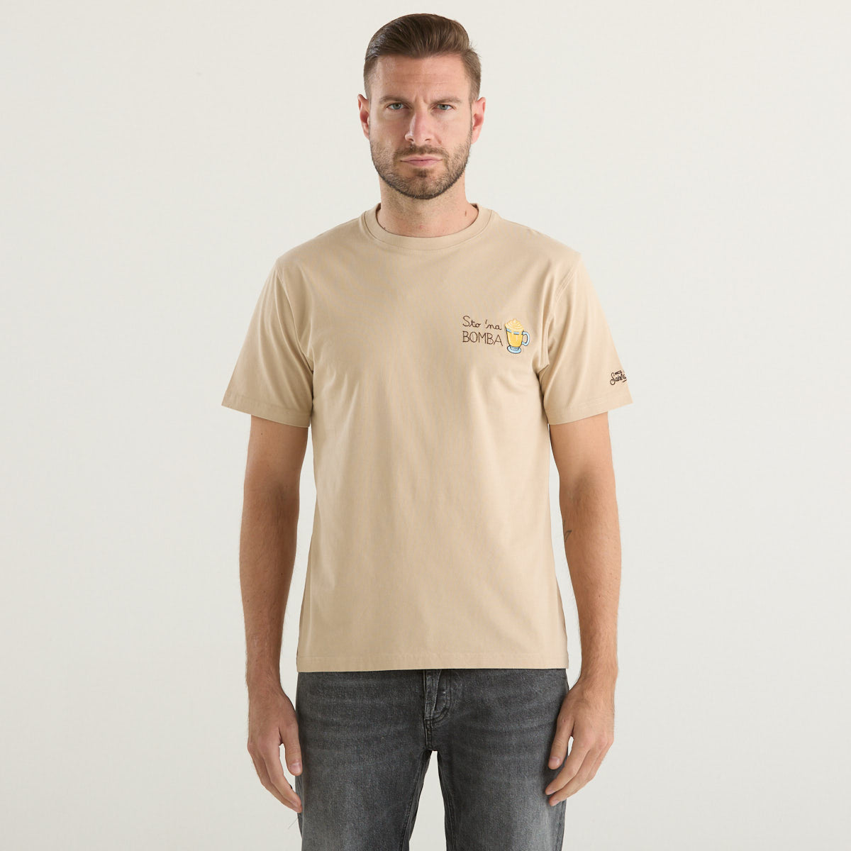 Mc2 Saint Barth t-shirt baileys crema beige