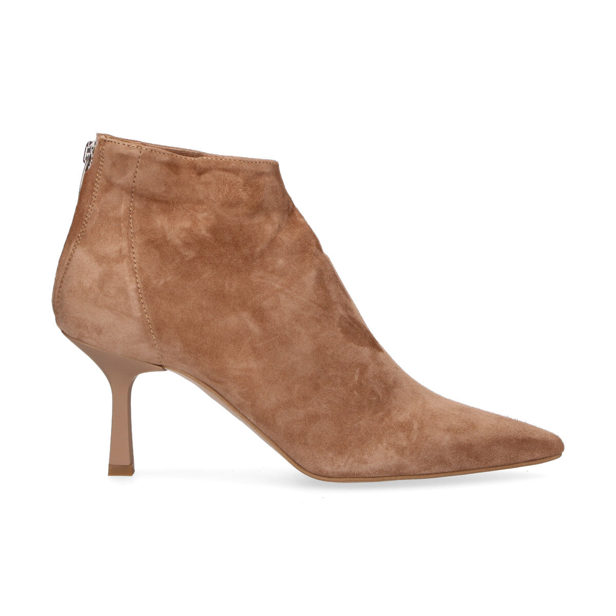 Ovyè tronchetto in camoscio beige