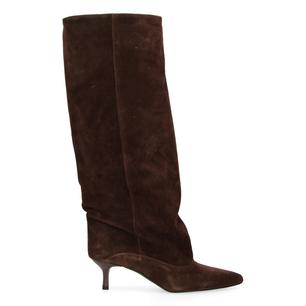 Ovyè stivale in camoscio testa di moro