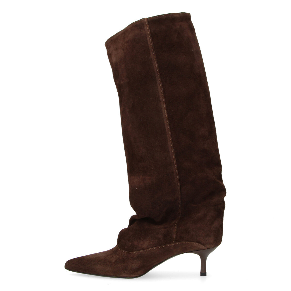 Ovyè stivale in camoscio testa di moro