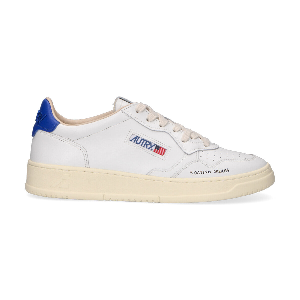 Autry sneaker Medialist Low in pelle bianca blu