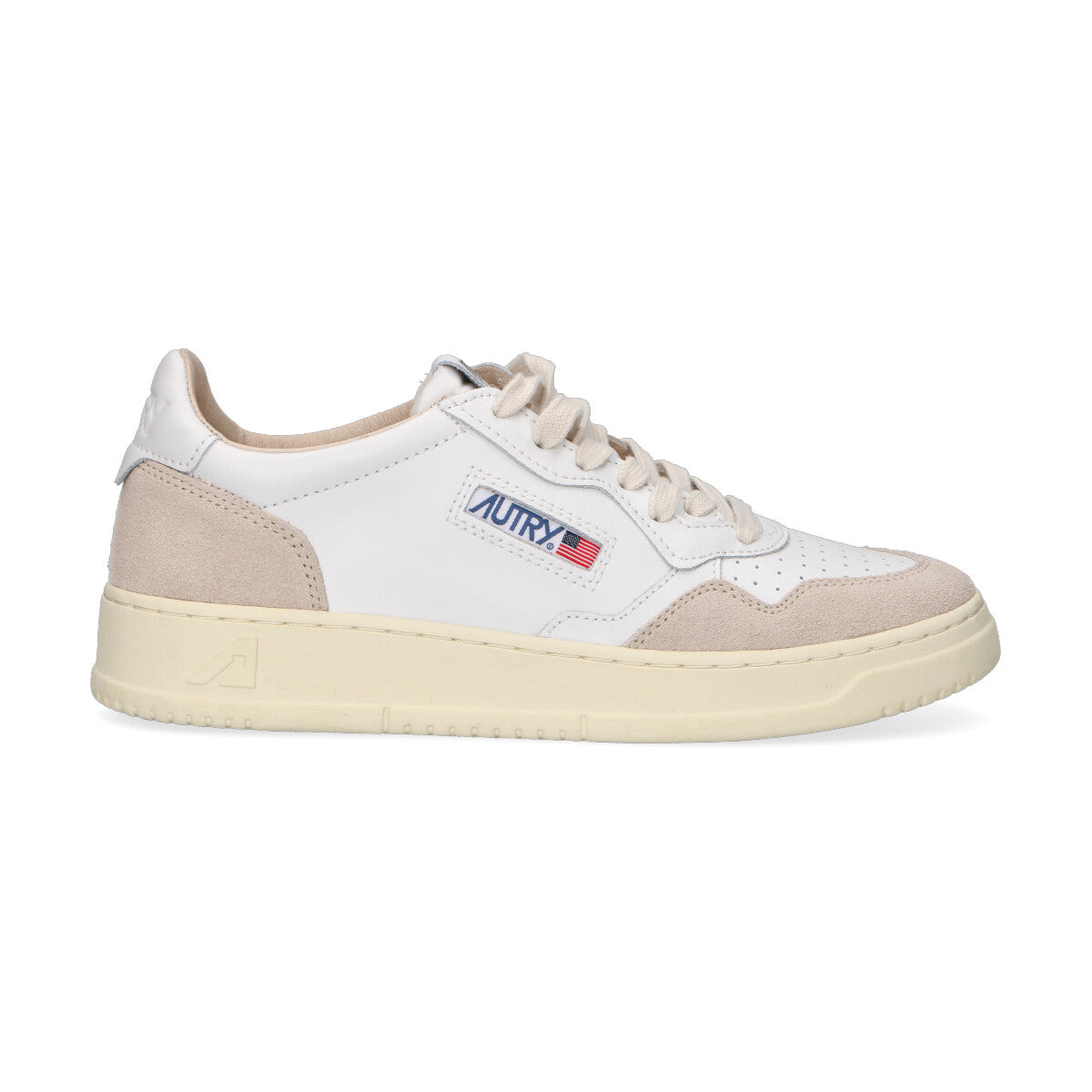 Autry sneaker Medialist Low in pelle bianca beige