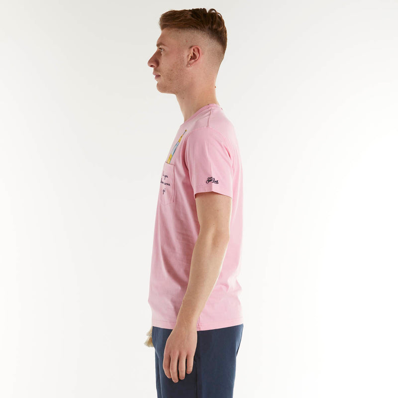 Mc2 Saint Barth t-shirt tessuto rosa gin