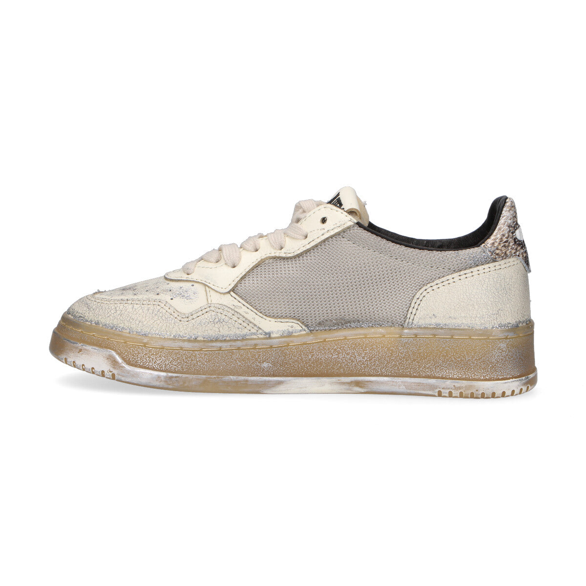 Autry sneaker Supvint in nylon glitter argento