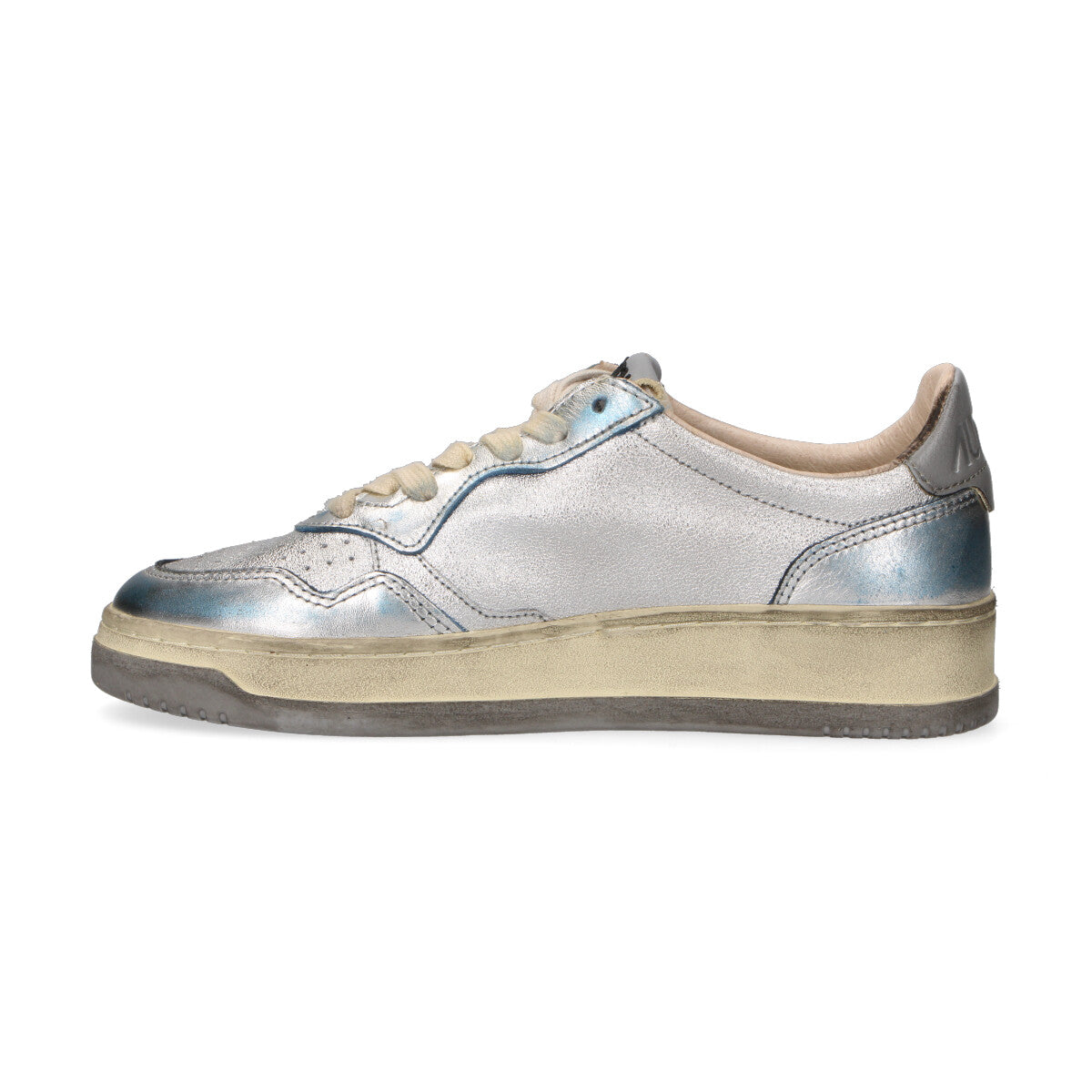 Autry sneaker Supvint in pelle argento